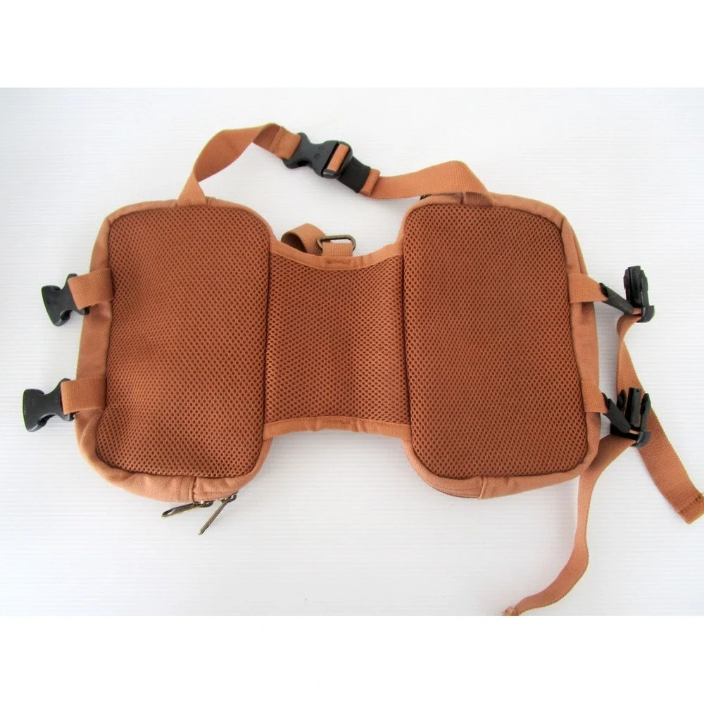 Duluth Trading Company Dog Saddle Bag Pack Harness Brown Size Medium